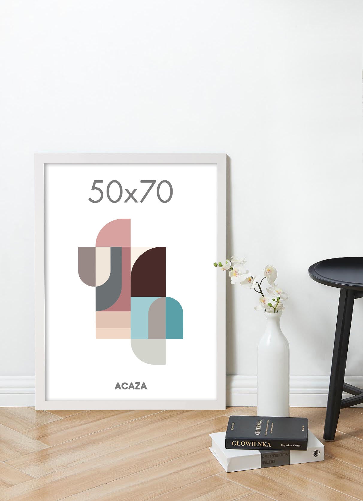 Fotokader - 50x70cm - MDF hout - Wit