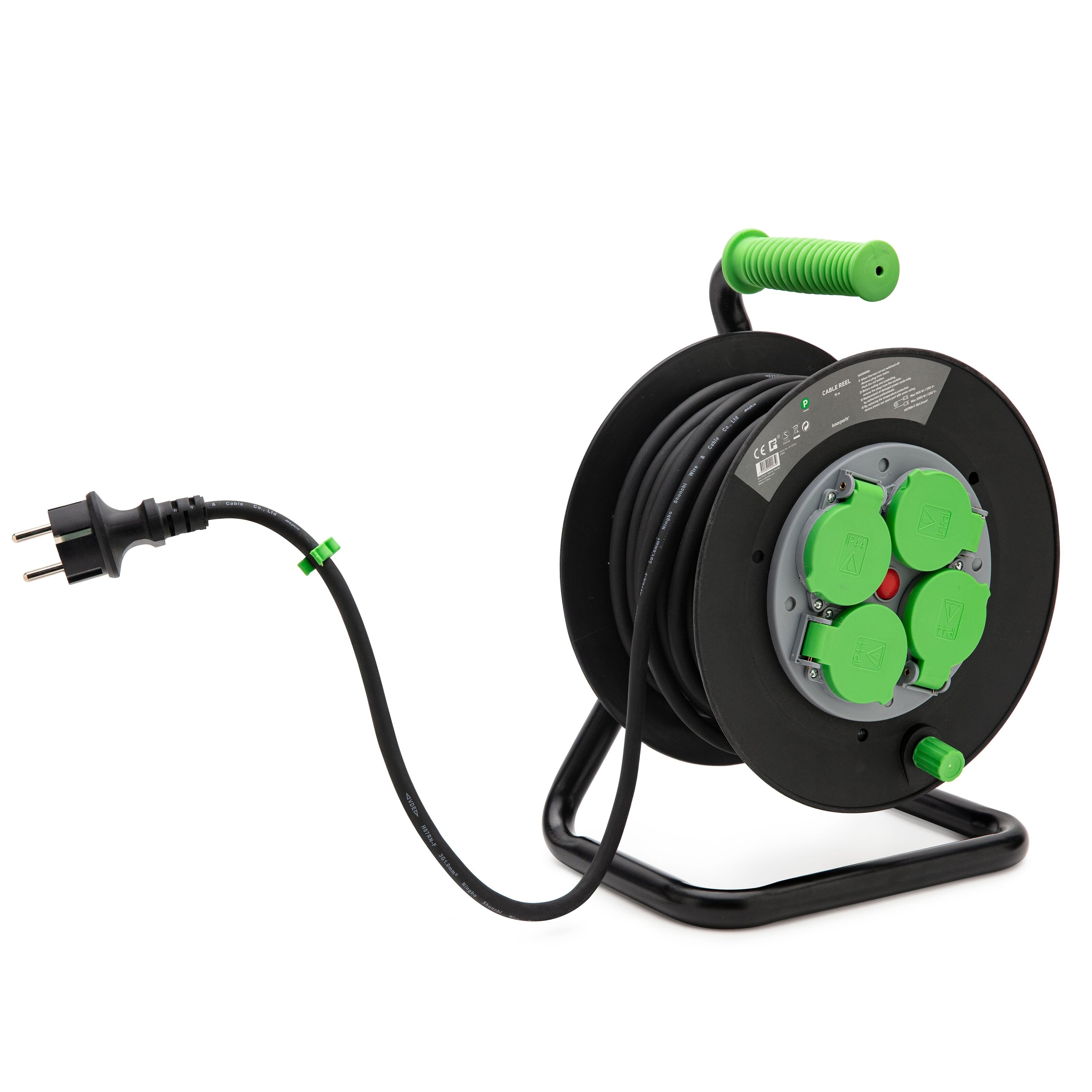 Luxorparts 4-veis kabelsnelle 15 m IP44