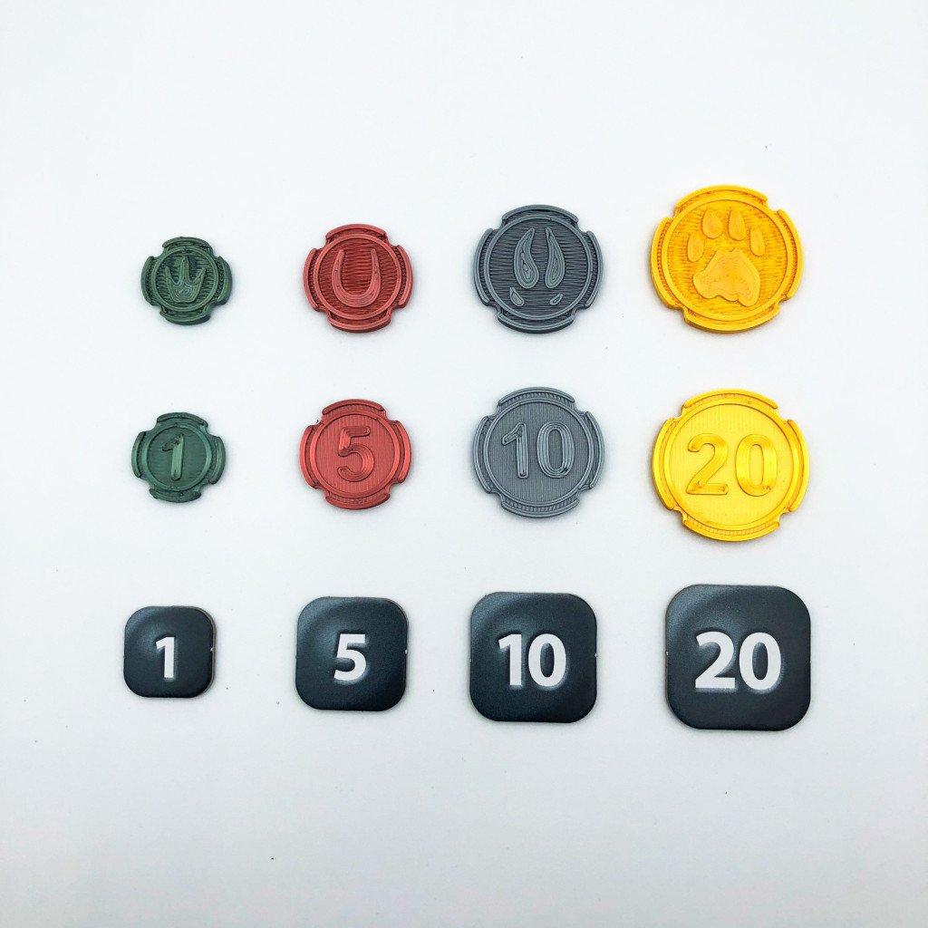Ark Nova – Ensemble de pièces (70 pcs)