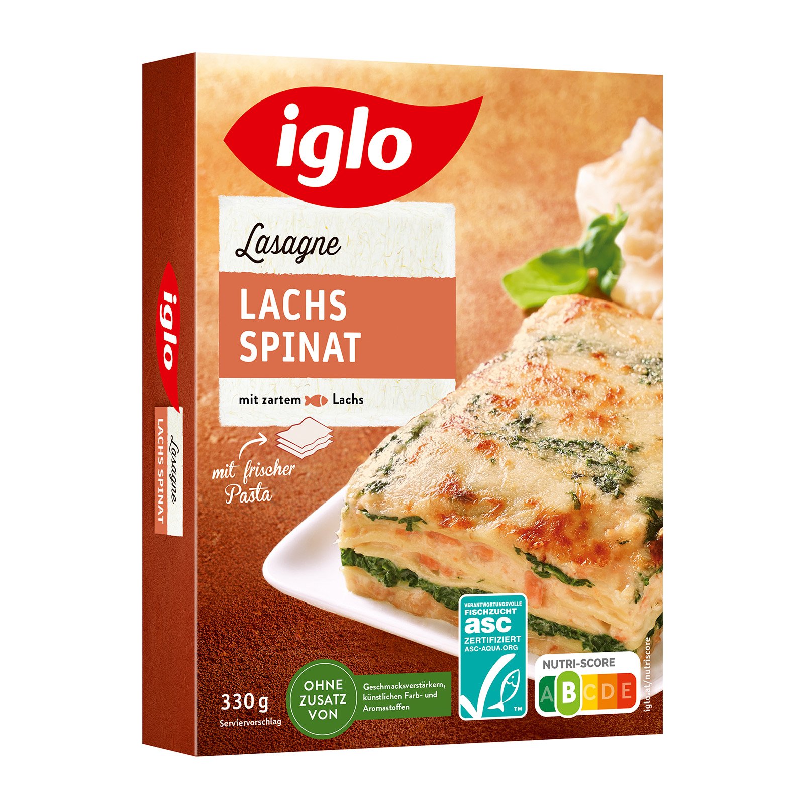 Iglo Lachs-Spinat-Lasagne