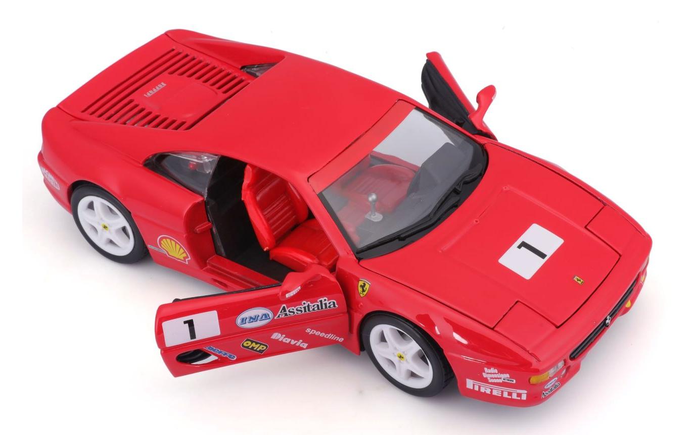 Ferrari Racing F355 Challenge Rot 1:24Sammlermodell im Massstab 1:24