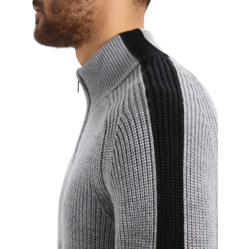Icebreaker Herren Lodge Half Zip Longsleeve