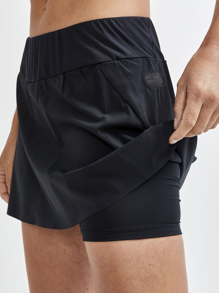 PRO Hypervent 2-in-1 Skirt Dame Black