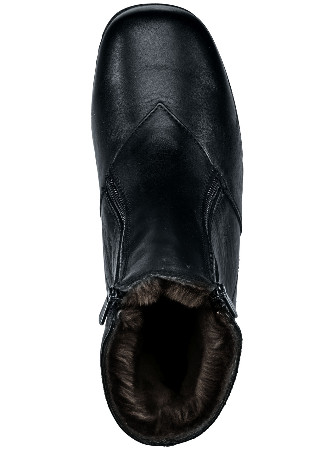 Stiefelette mit zwei seitlichen Reißverschlüssen
