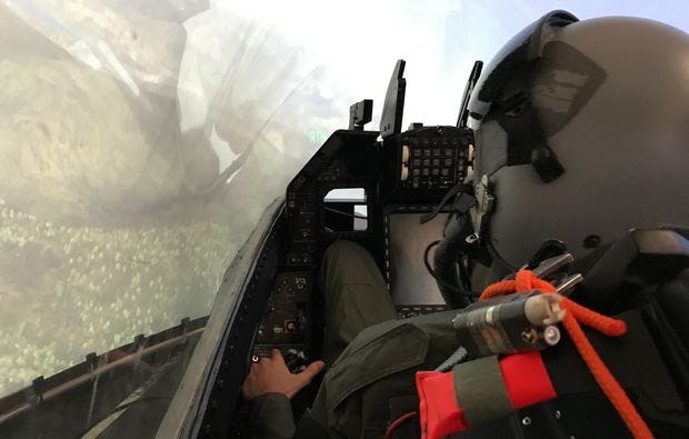 Flugsimulator Mirage 5F Kampfjet München