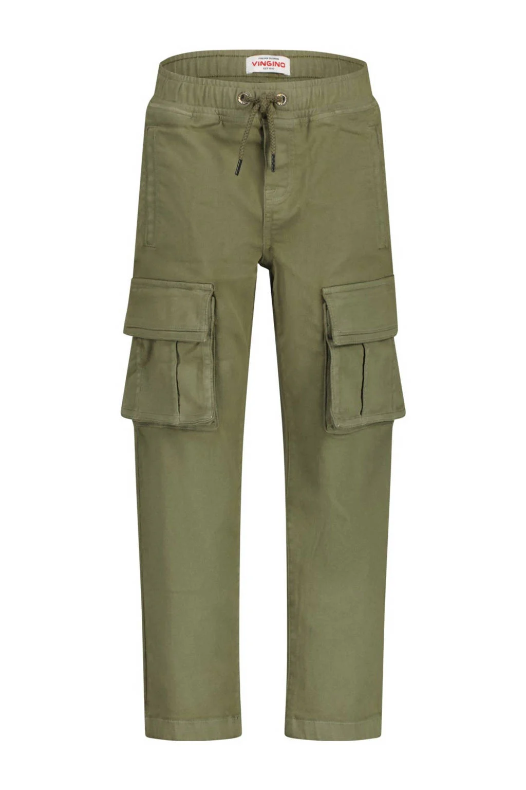 Vingino loose fit cargobroek Claudio groen