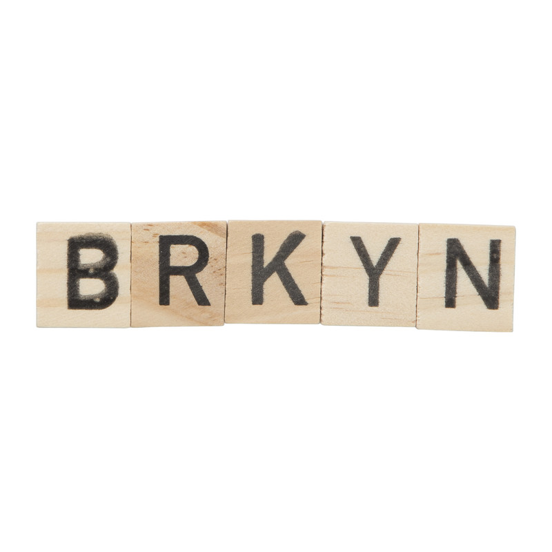 DIY houten hobby letters - set van 200