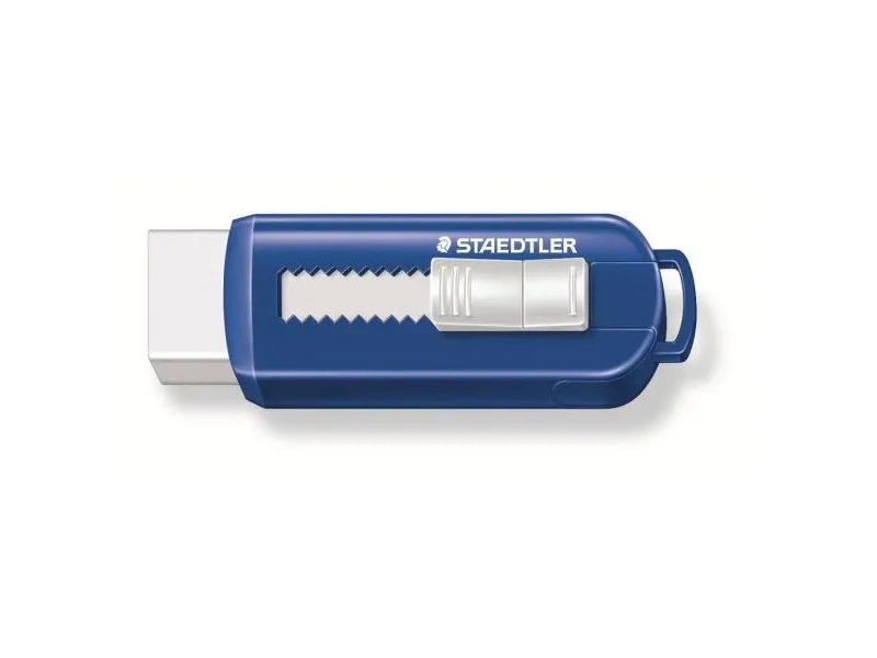 STAEDTLER - Udvisker - hvid - blåt etui