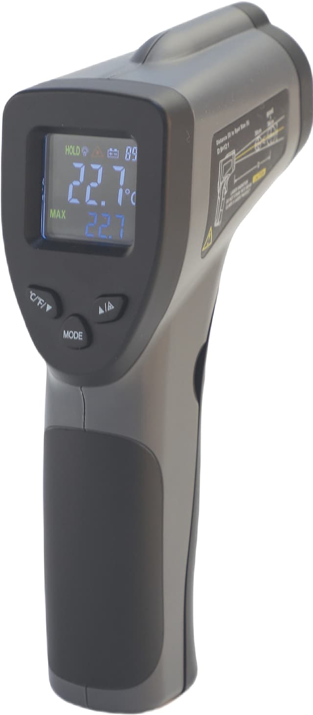 Glød infrarødt grilltermometer