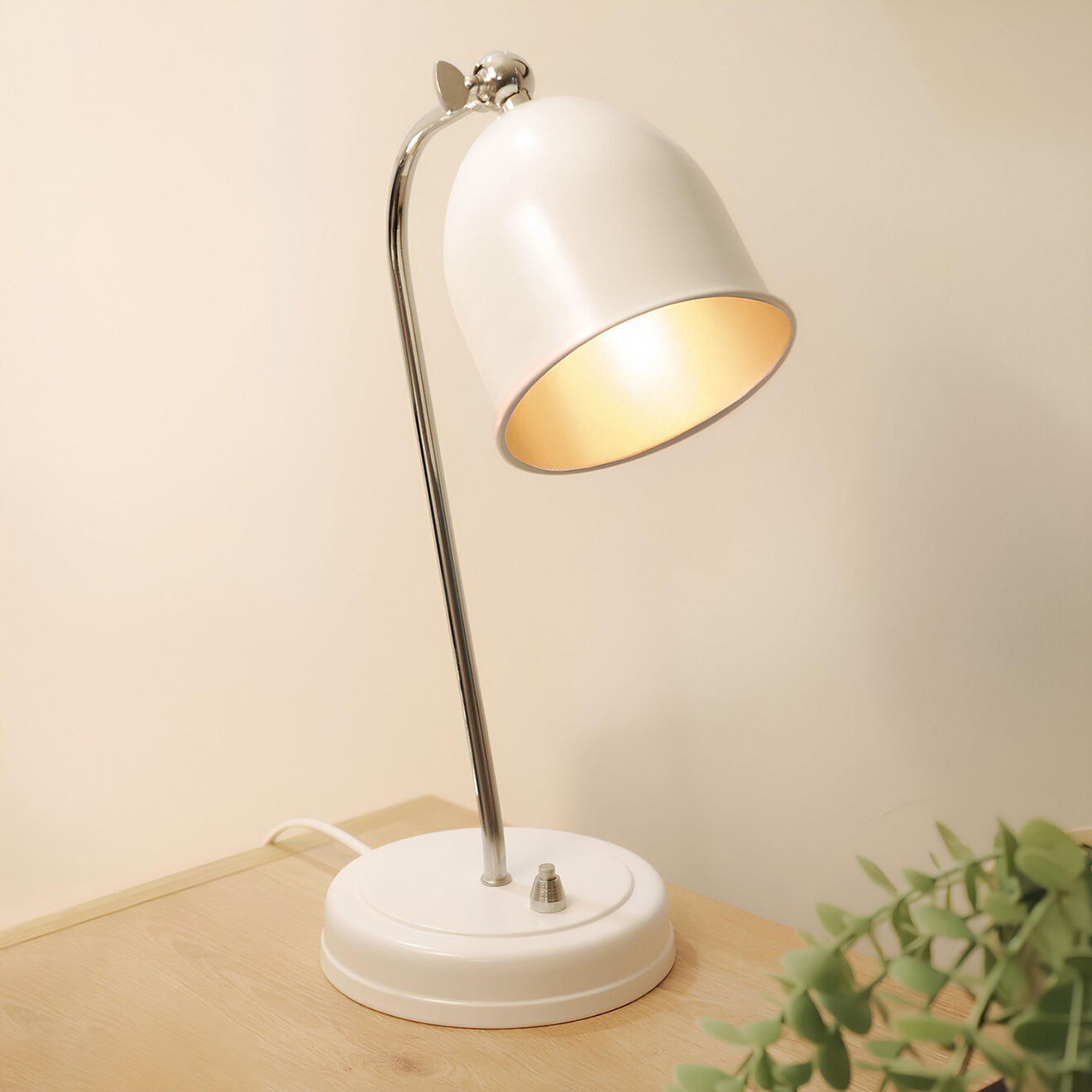 Sheen Lampe de table Yan?k blanche - 39x11 cm