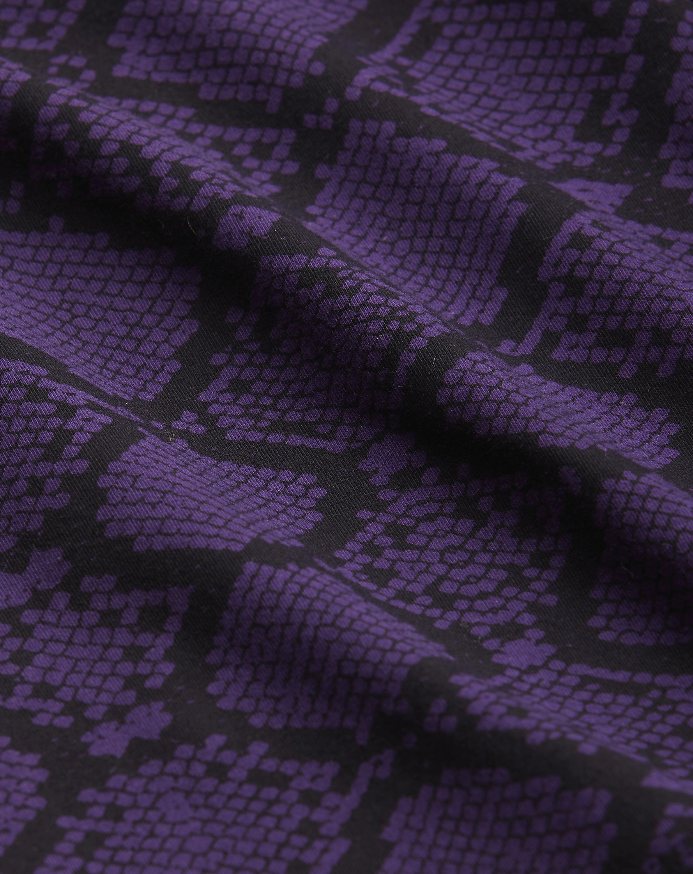 Langarmkleid SNAKESKIN in purple