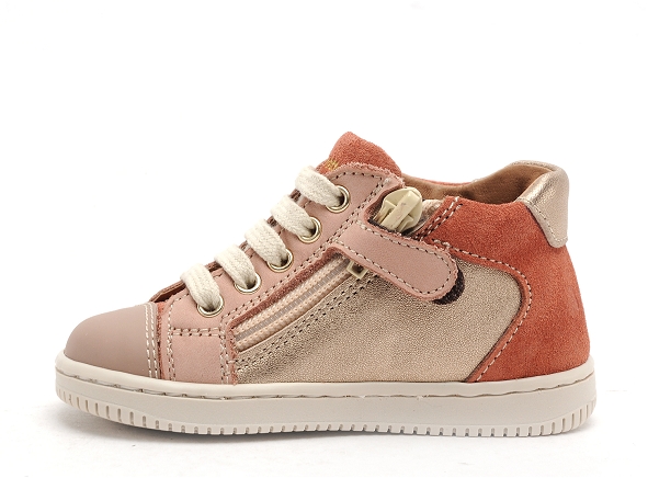 Babybotte boots bottine bebe frida zip rose