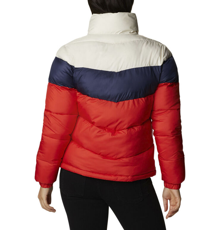 Columbia Puffect Color Blocked Polstret Jakke Rød