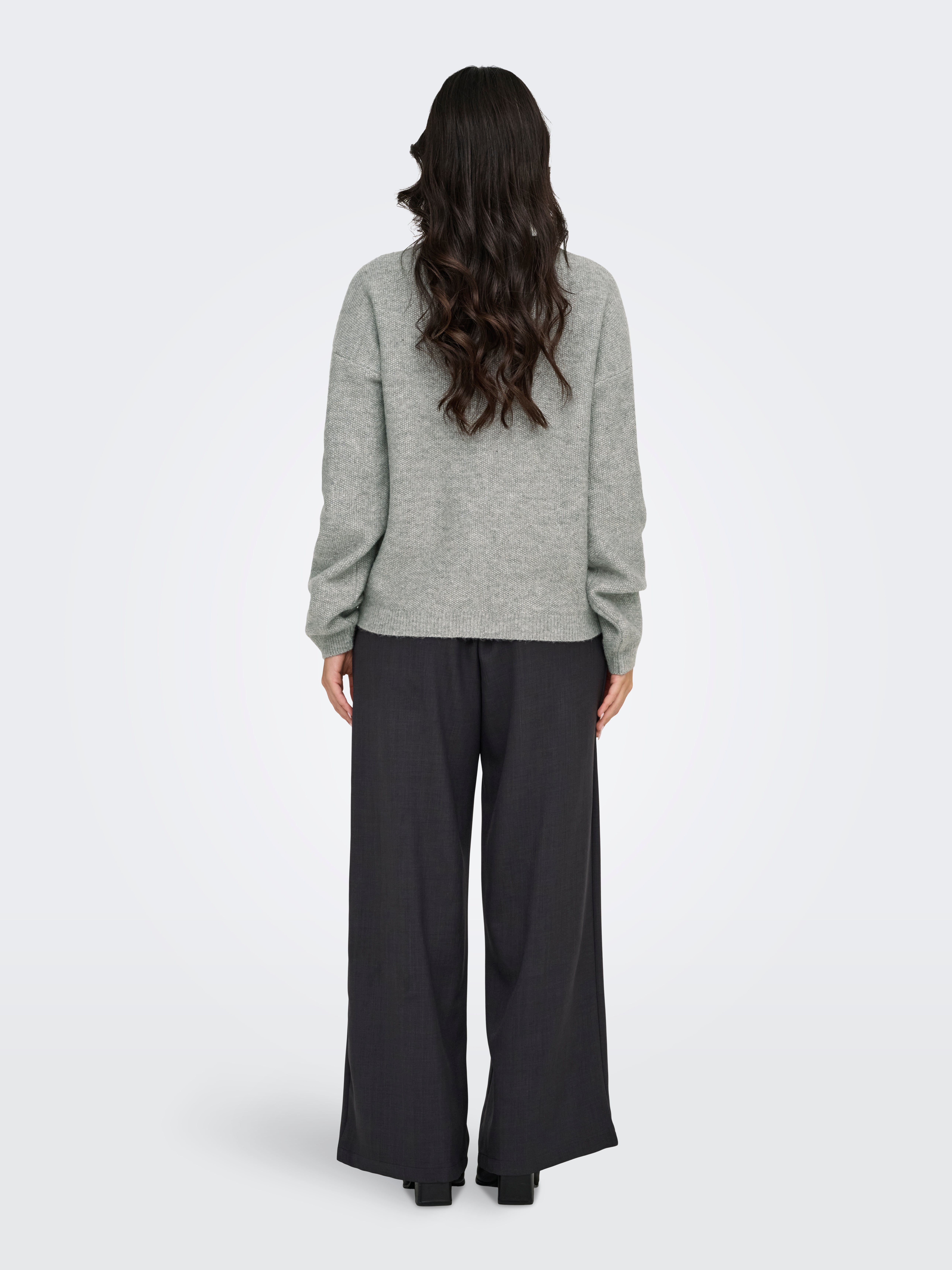 JDYLUMI Strickjacke Medium Grey Melange