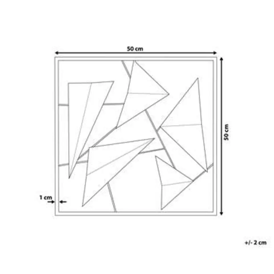ZINC - Wanddecoratie - Blauw - Metaal