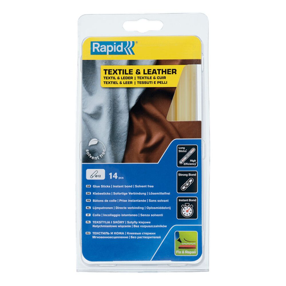 LIMPATRON RAPID TEKSTIL/LÆR 12 MM 14-PACK