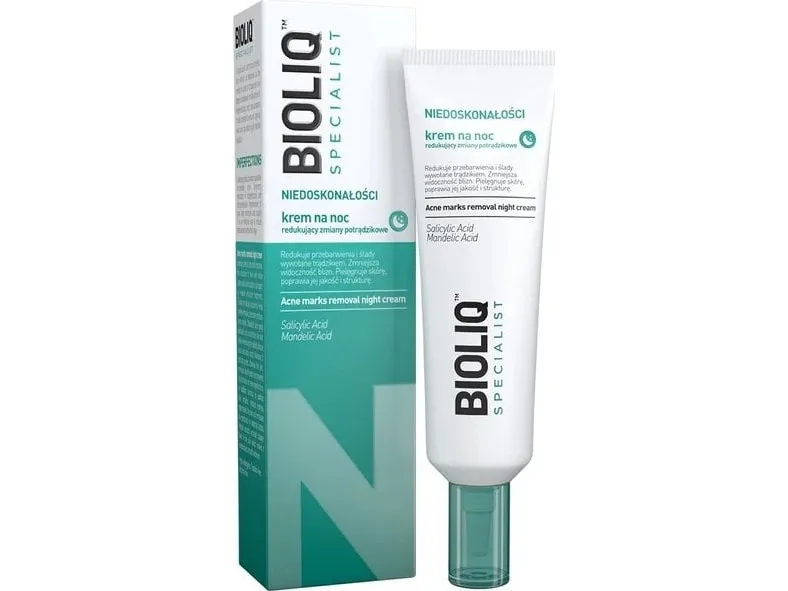 BIOLIQ_Specialist night cream to reduce acne lesions 30ml