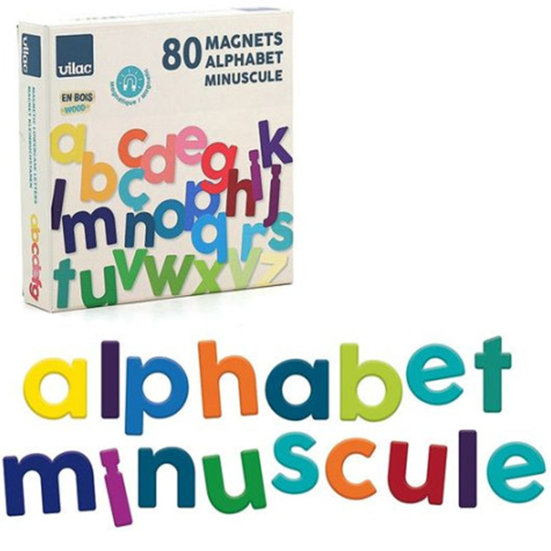 vilac magneten kleine letters - 80st