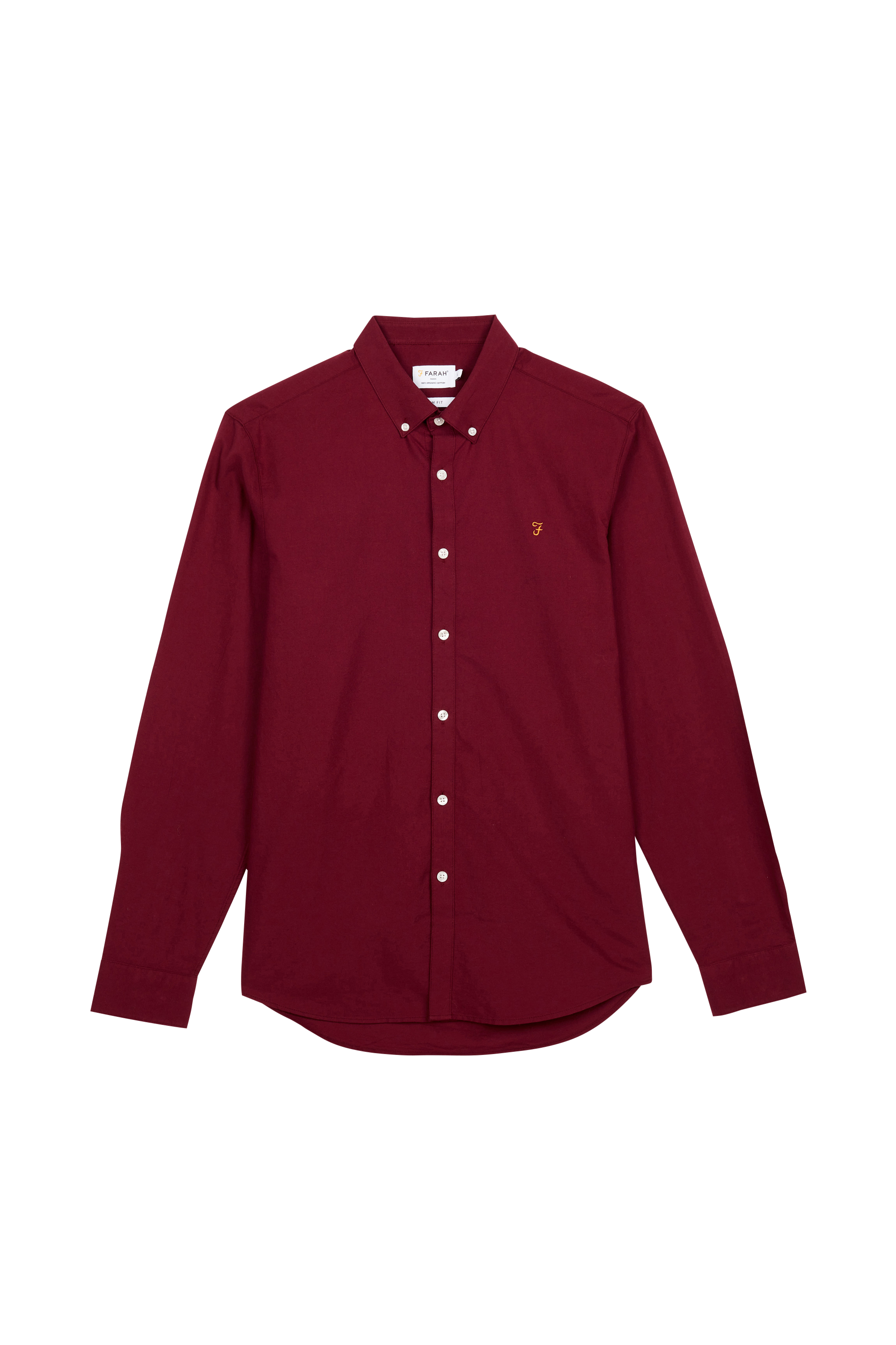 FARAH Chemise BREWER Rouge