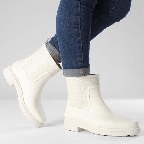 Bottes Femme Essential Rainboot Mono Mix 1695 Dark Ecru