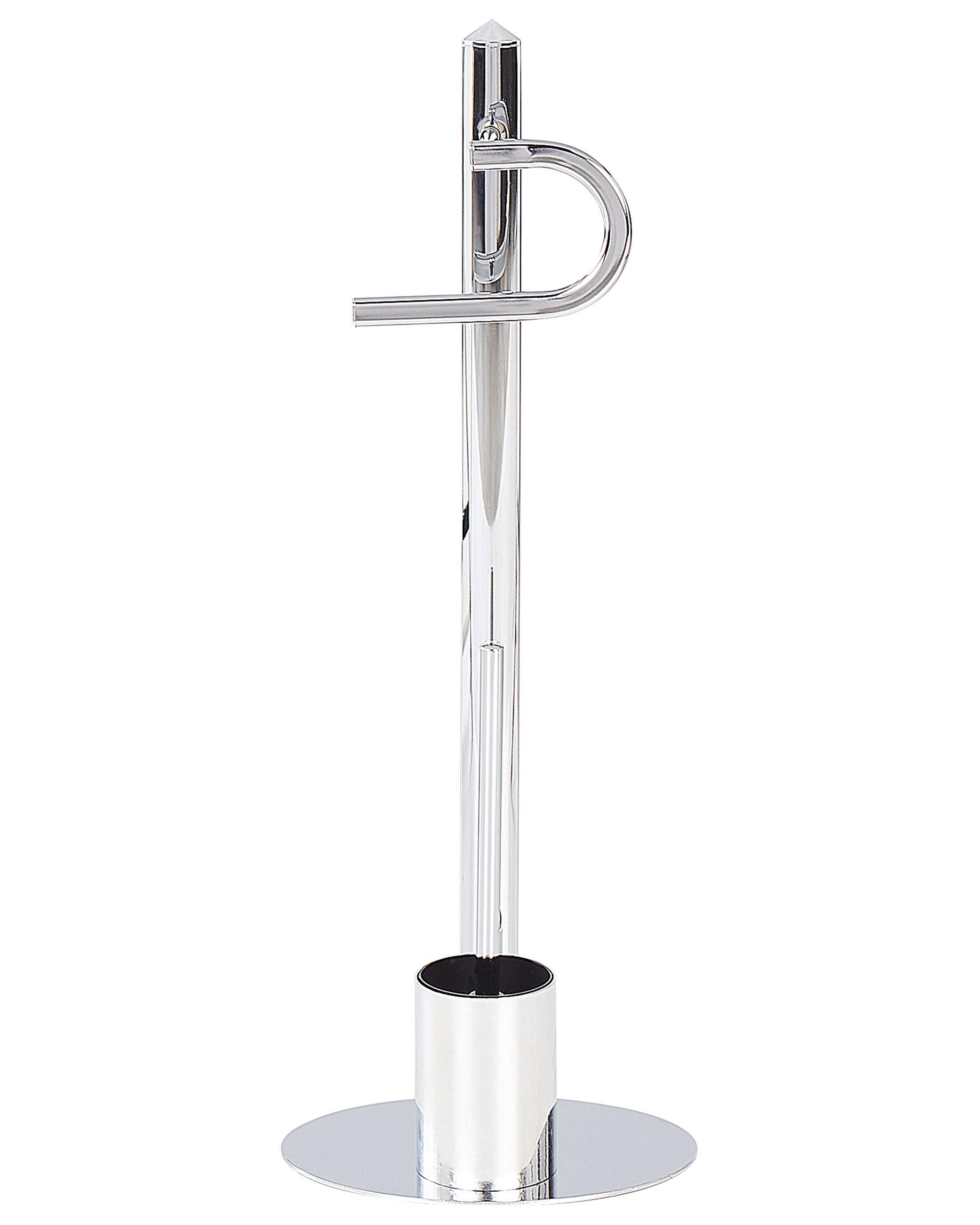 Toiletrol- en toiletborstelhouder SARTO Metaal Zilver
