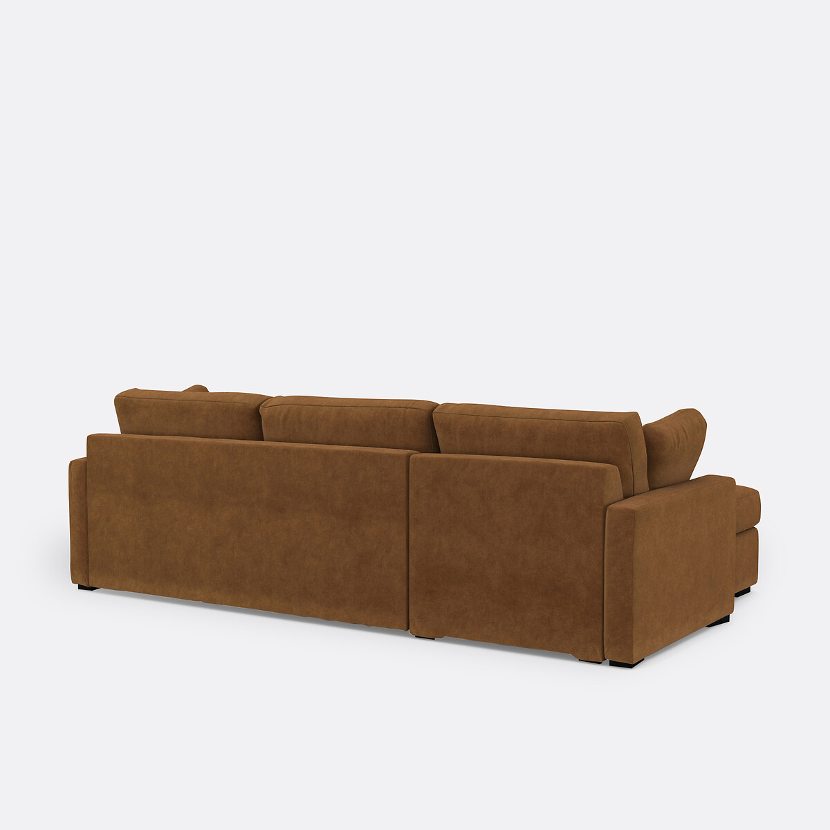 LA REDOUTE INTERIEURS<br>Sofá cama de canto em veludo, Bultex, Timor