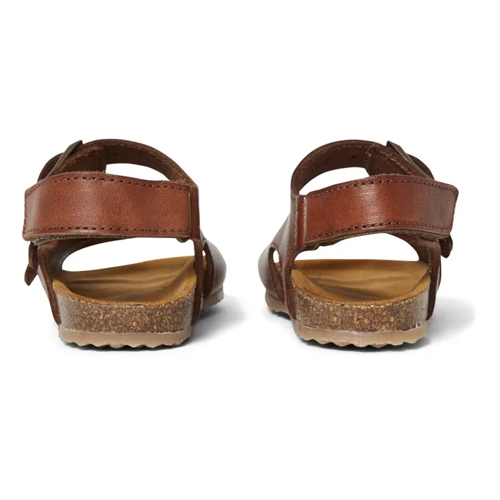 Pèpè Two Con Me - Sandales Boucles Doubles | Cognac