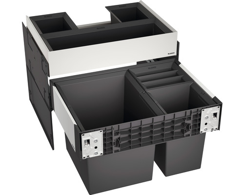BLANCO Inbouw afvalbak SELECT II 60/3 Orga Inhoud 1x 30 l en 2x 8 l 526210