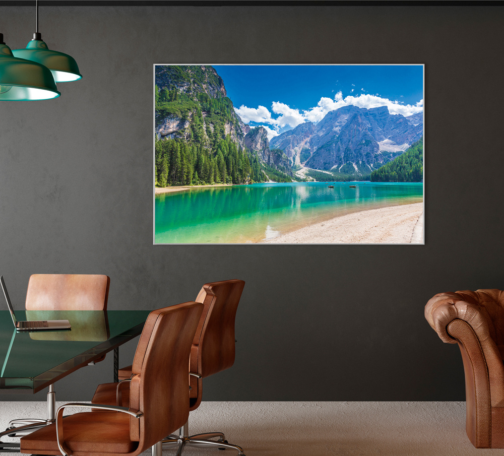 Akustikbild ALPENFLUSS 80x120cm, 7kg