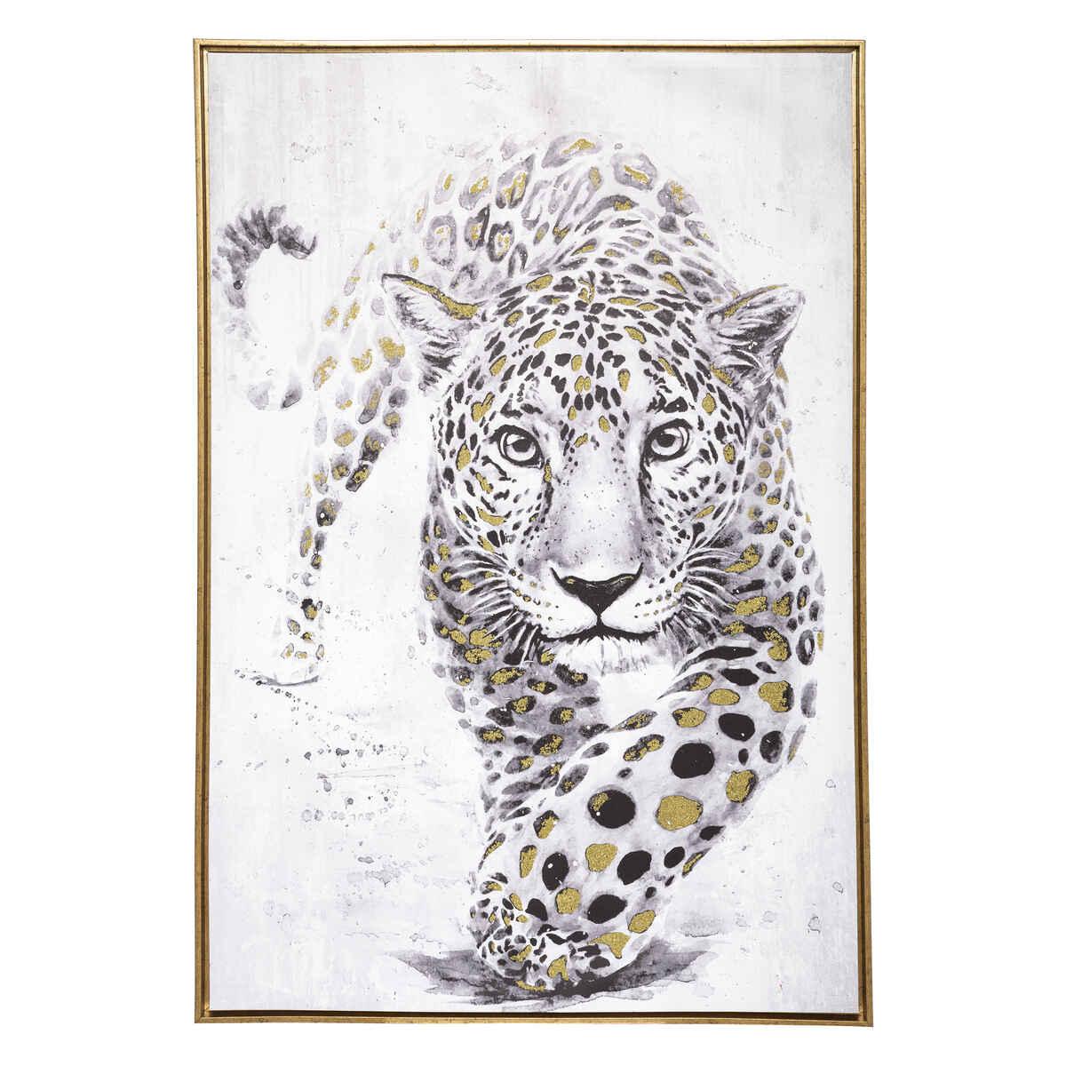 TOILE IMPRIME PANTHERE D.78X118CM
