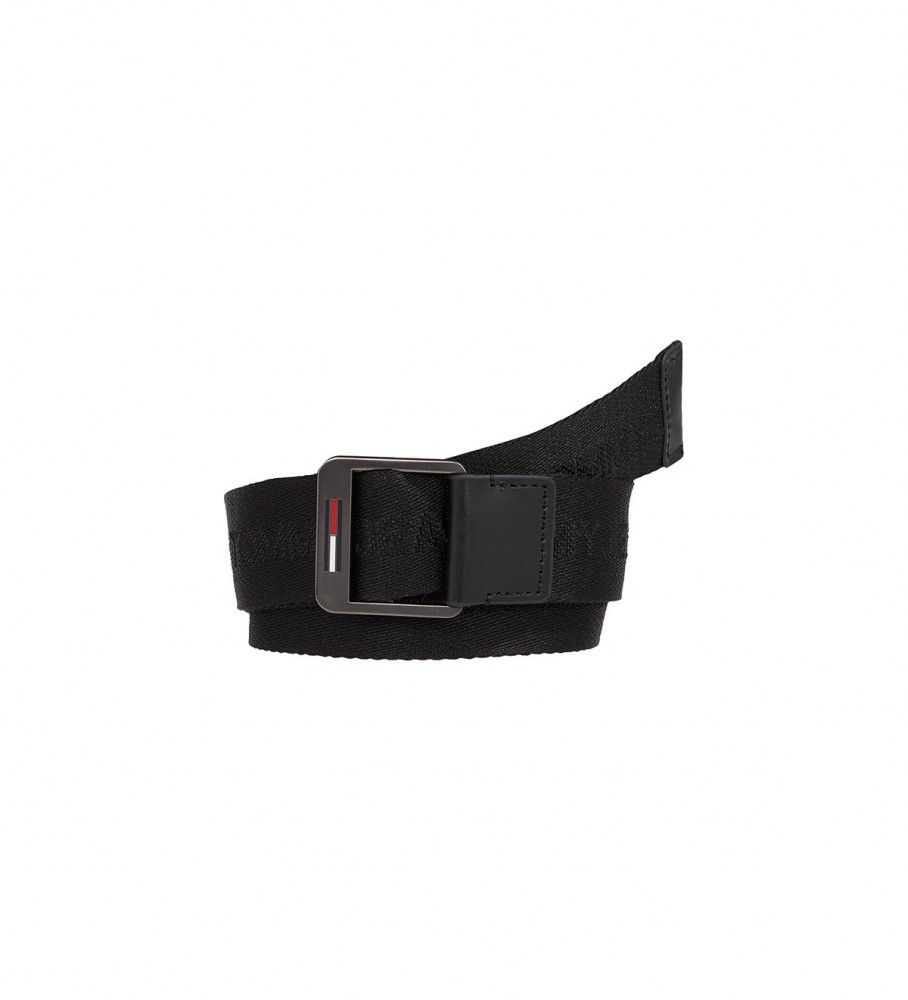 Cinto preto Tommy Jeans Baxter