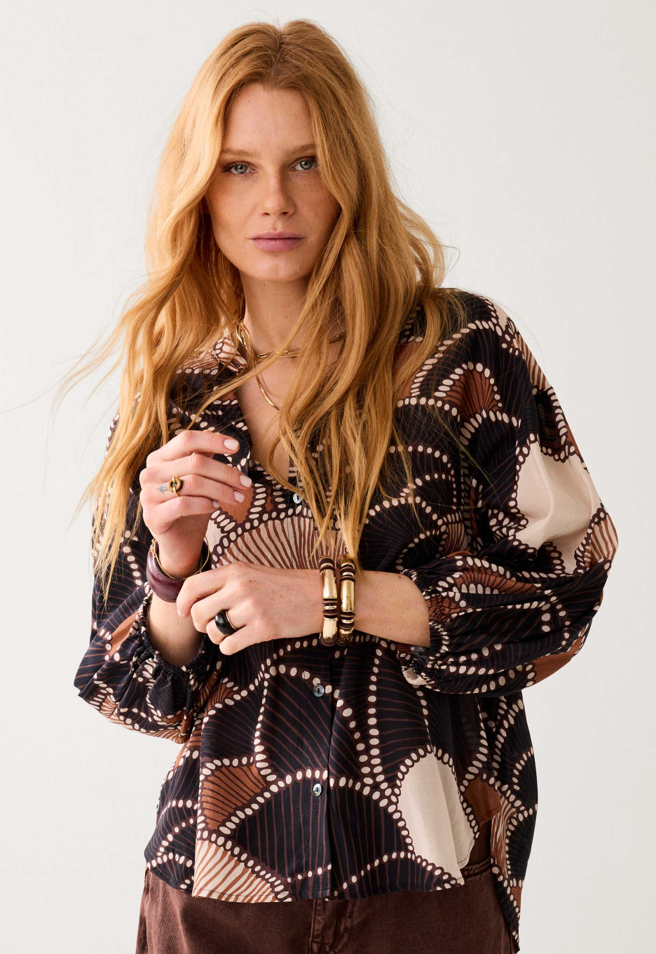 Summum All-over Print Blouse