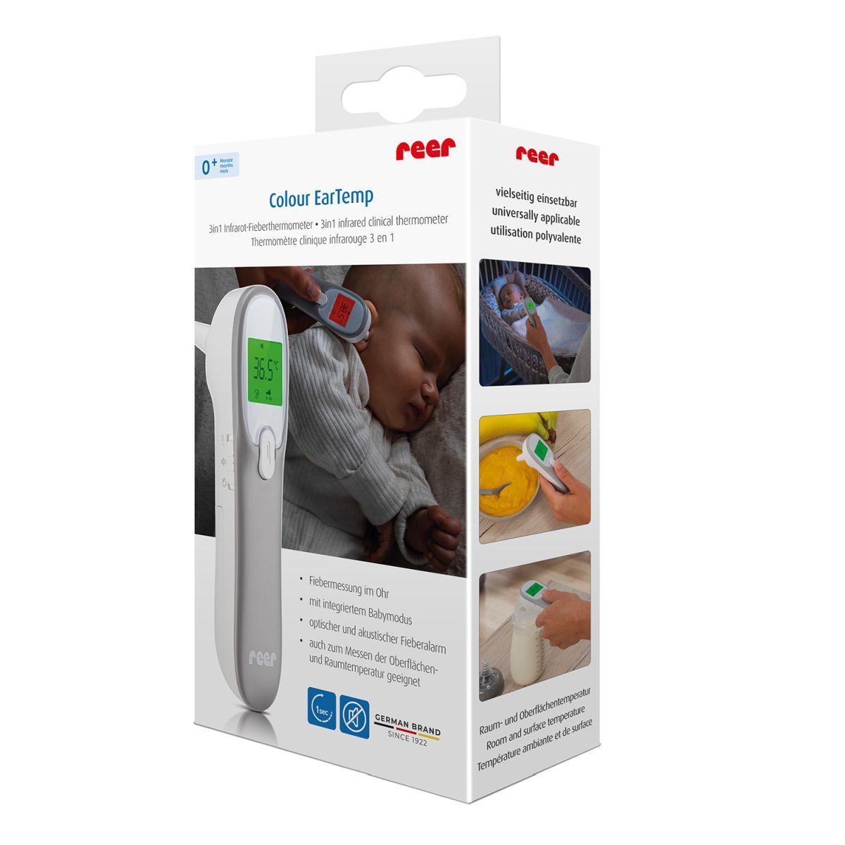 reer Colour EarTemp 3in1 Infrarot-Fieberthermometer