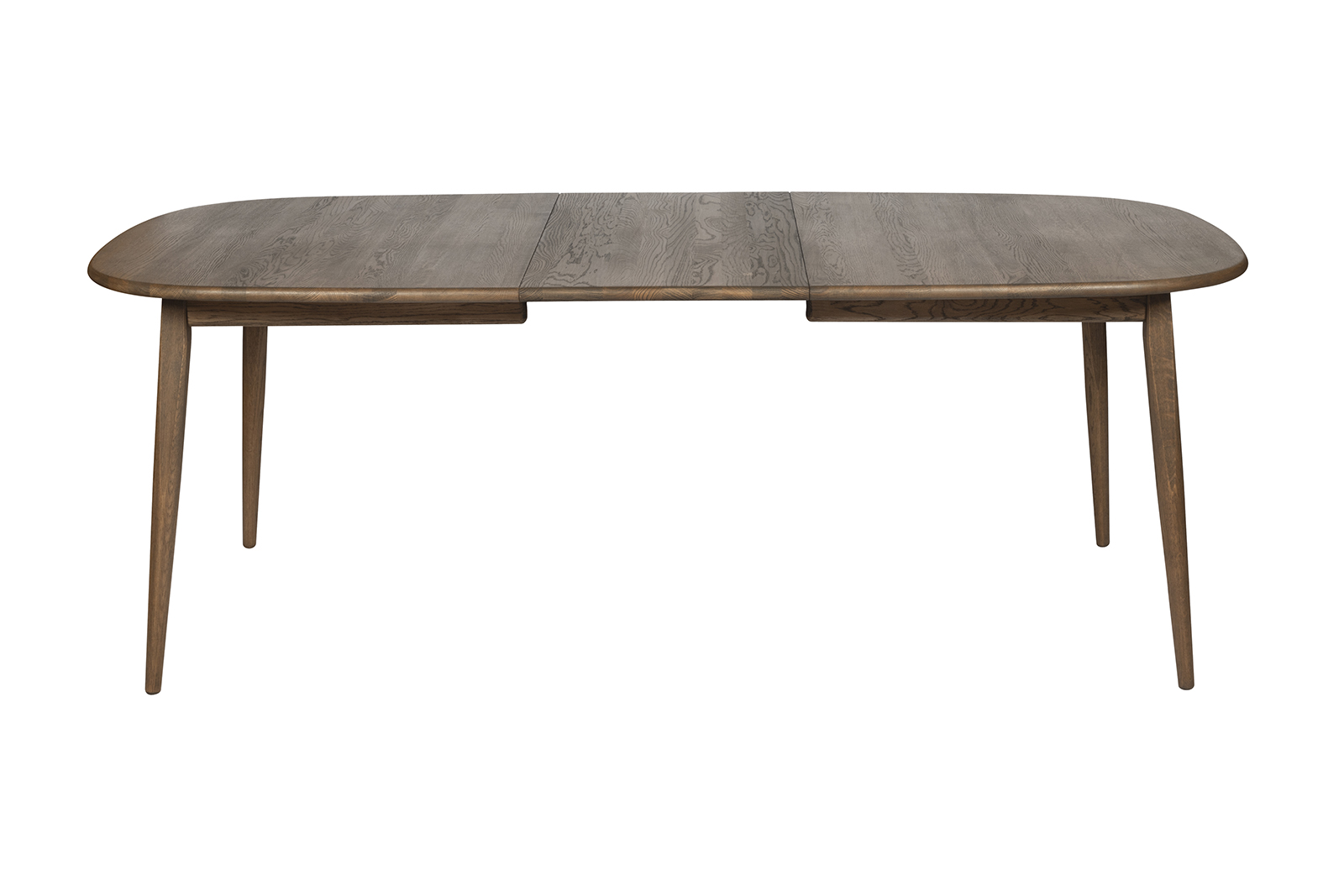 Nord H1 spisebord 105x160 cm. Røykoljet heltre eik med uttrekk til 2 tilleggsplater.