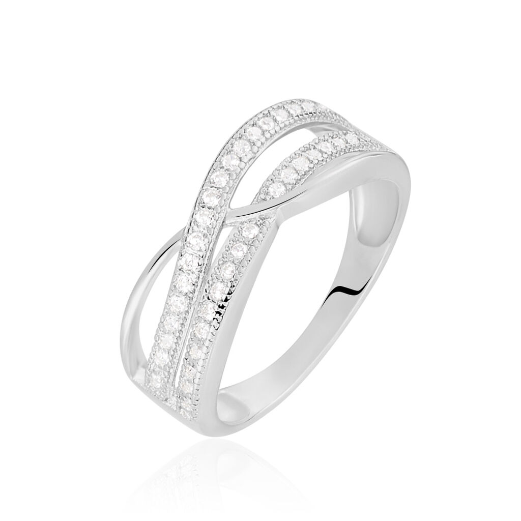 Bague Nauri Argent Blanc Oxyde De Zirconium