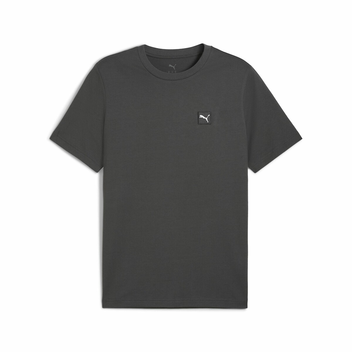 PUMA<br>Camiseta de manga curta com logotipo quadrado bordado