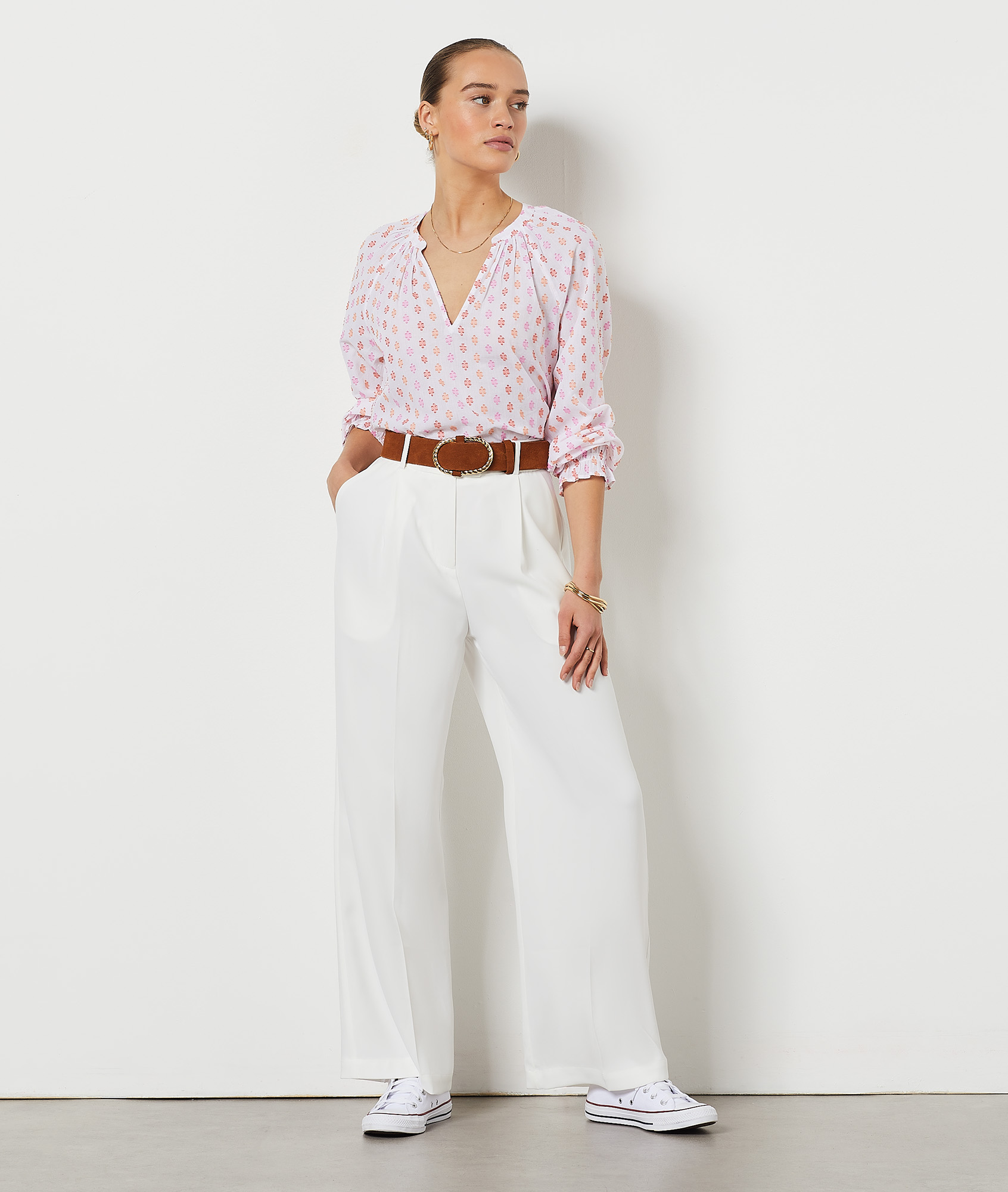 Pantalon coupe large