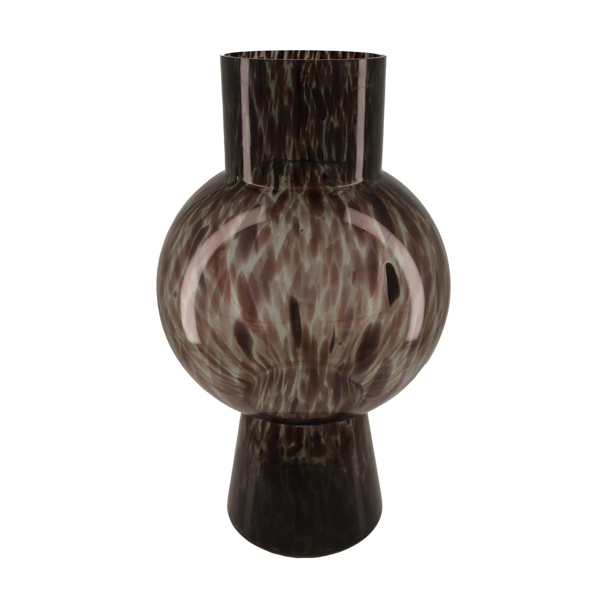 Vase glas grey