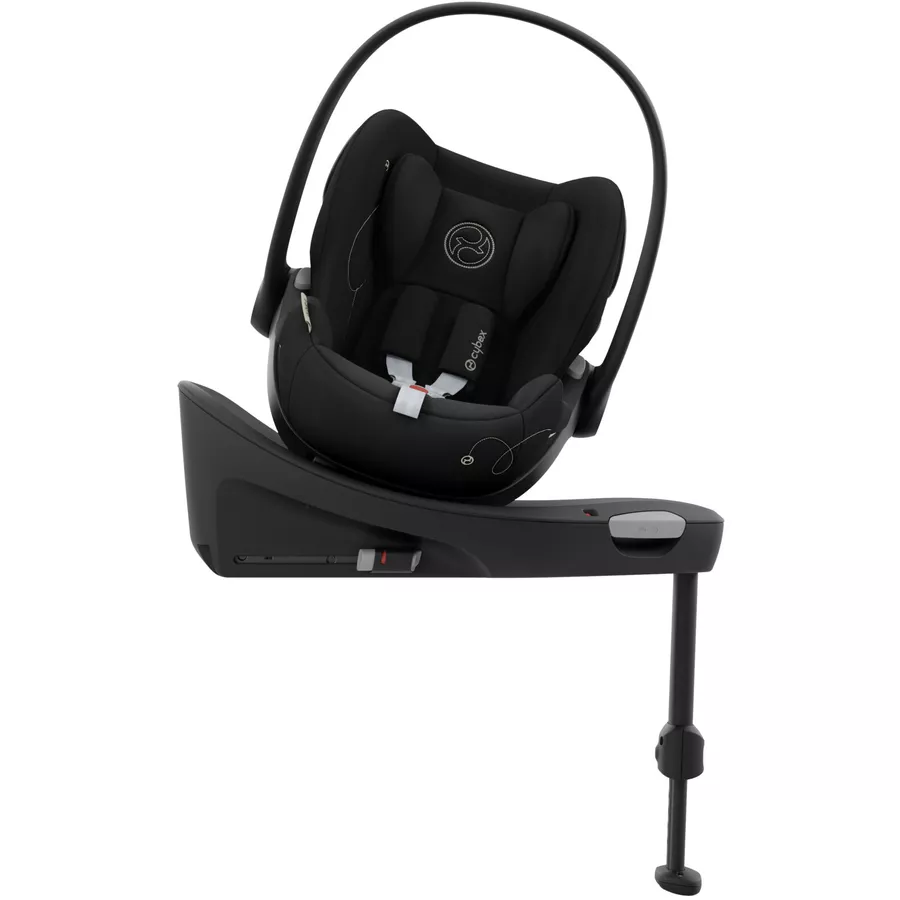 cybex GOLD Babyschale Cloud G i-Size Moon Black mit Basisstation Base G
