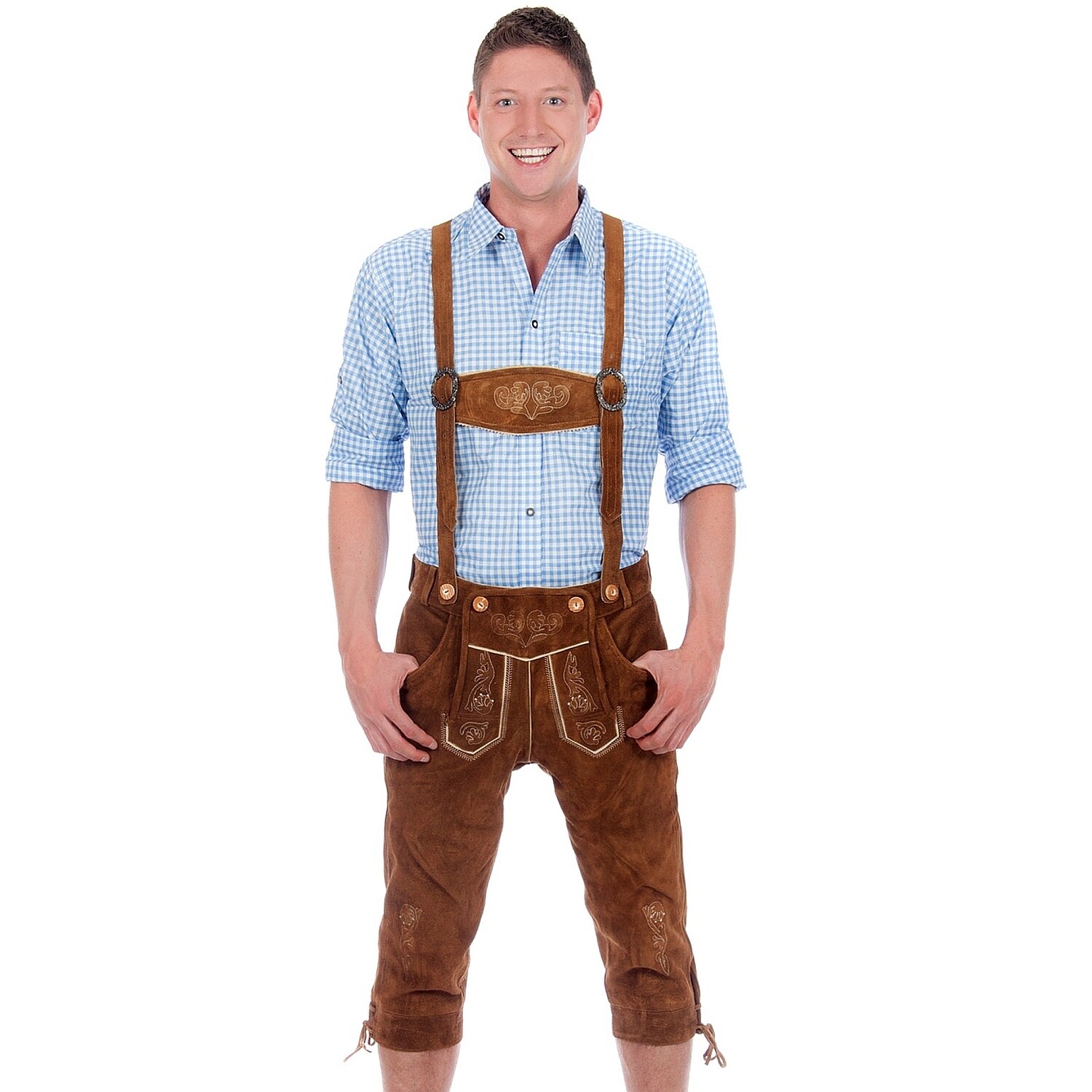 Trachtenlederhose Kniebundhose