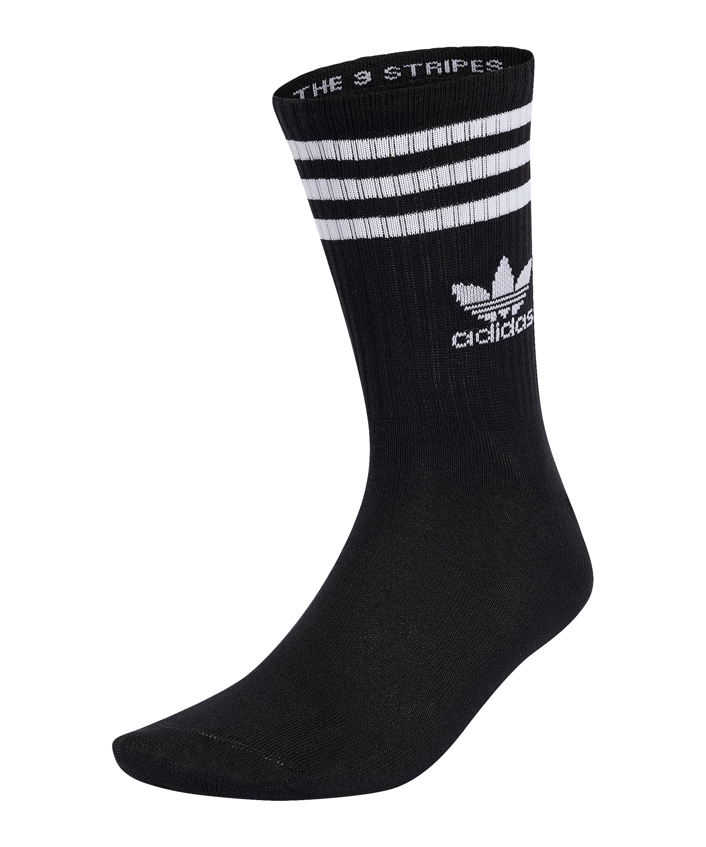 adidas Originals 3-Stripes Crew 6 Pairs Socken Schwarz