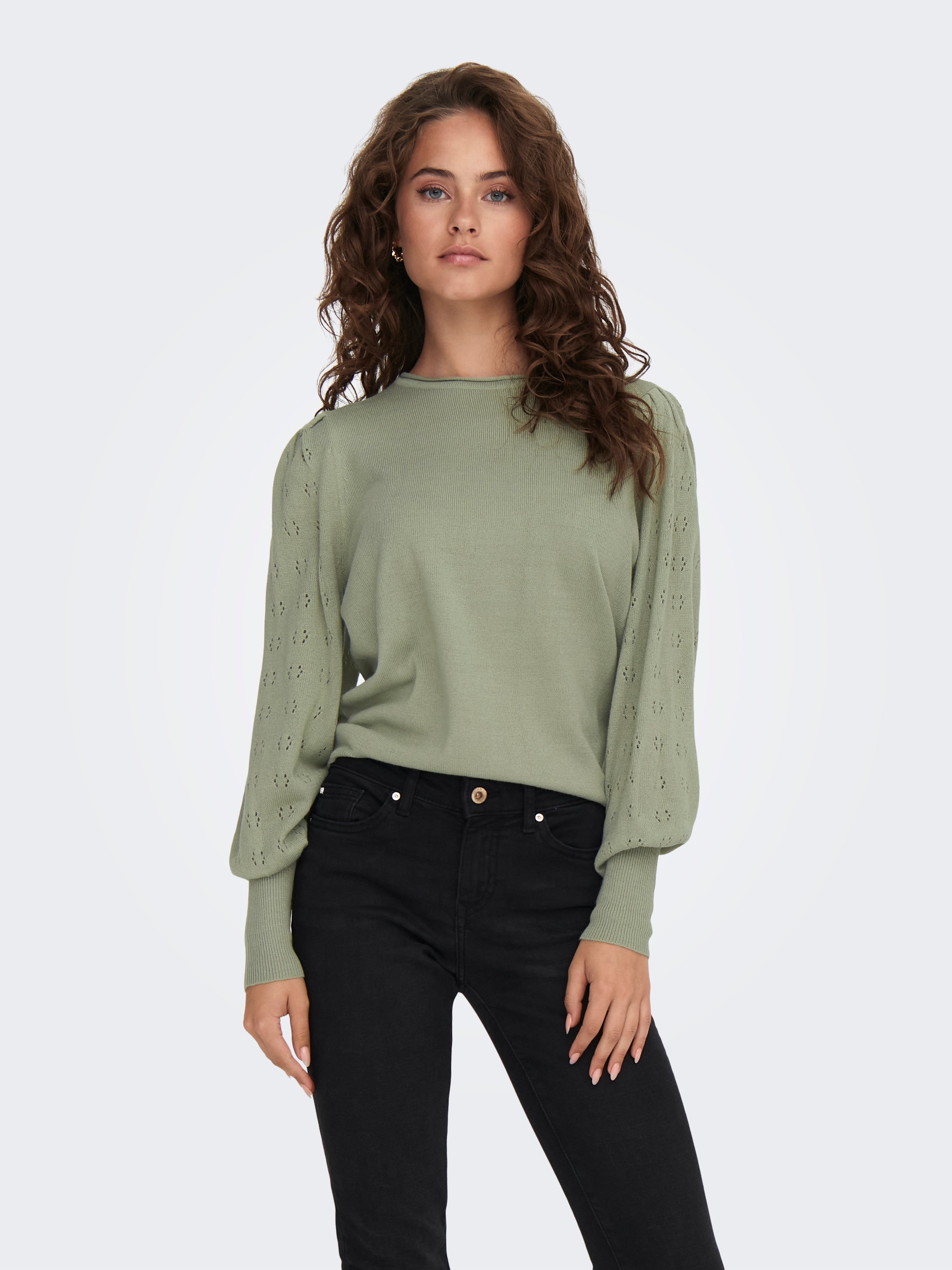 ONLMIRA Strickpullover Seagrass