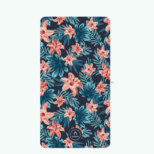 San Petronio  - Serviette microfibre rectangulaire bleu