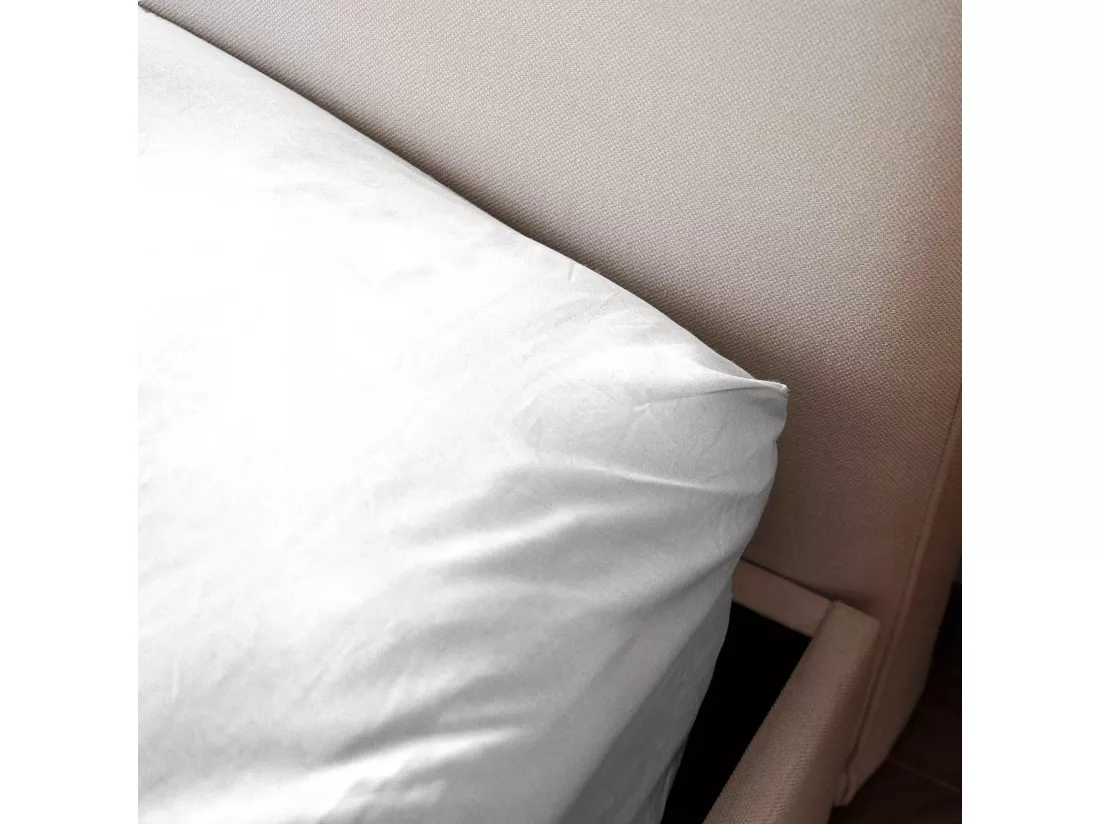 Parure - Draps Housse 140x200cm, Housse de couette 220x240cm, Taie d'Oreillers 50x70cm - Blanc