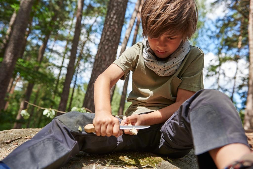Outdoormesser TEKids mit Filzscheide