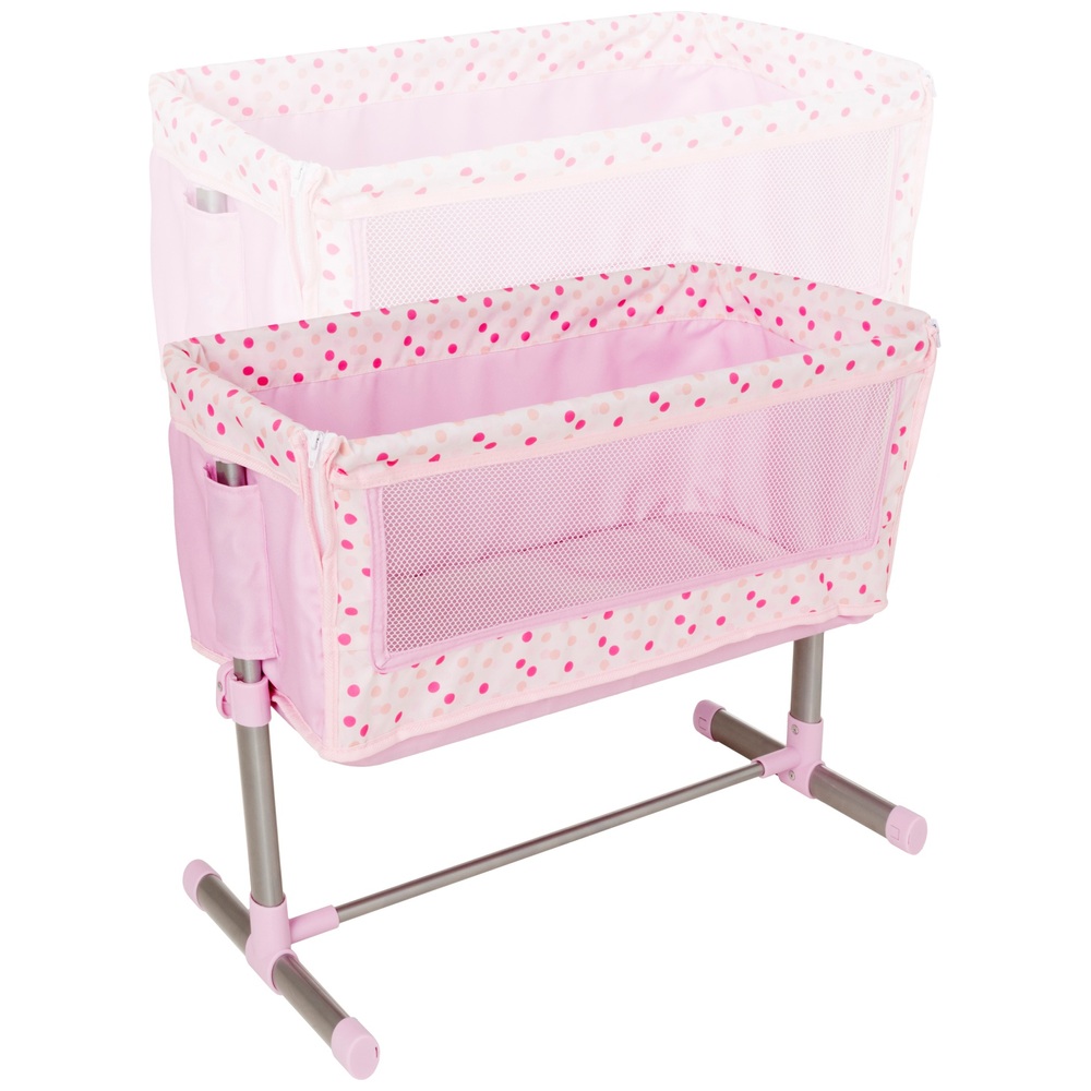Dolls Beside Me Crib Spot Print