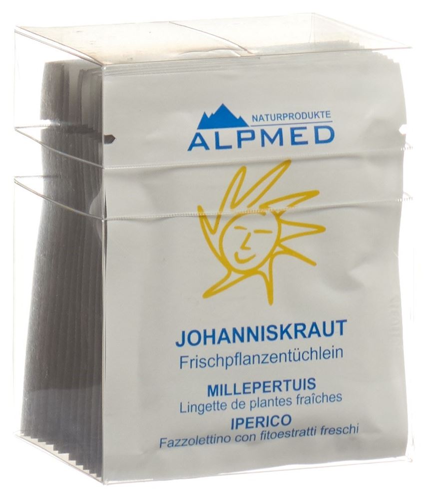Alpmed Frischpflanzentüchlein<br>13 Stück, Johanniskraut