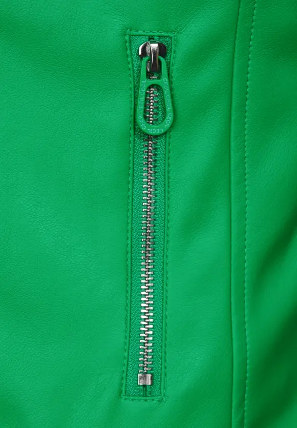 Coole Bikerjacke - celery green