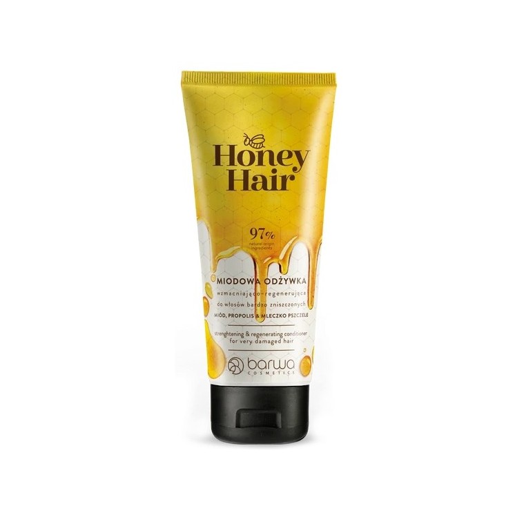 Barwa Honey Hair Spülung für stark geschädigtes Haar, Honig, Propolis und Gelée Royale, 200 ml(28-02-2026)