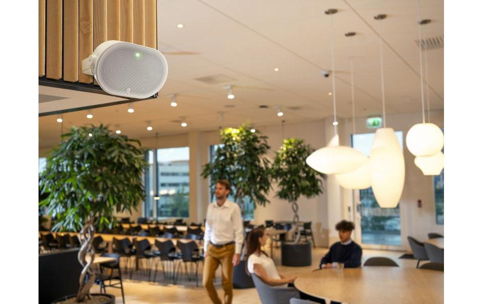 Netzwerklautsprecher C1111-E Outdoor Weiss<br>Flexibler Lautsprecher mit gutem Klang – klein